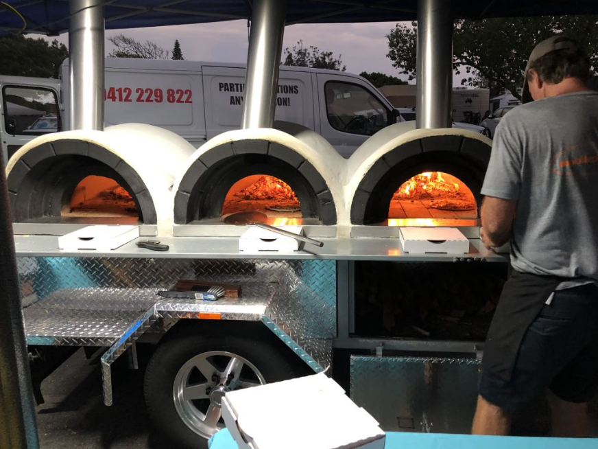 mobile pizza catering in Brisbane